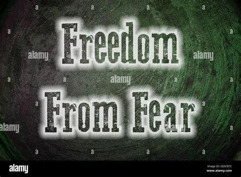 Freedom from fear hi-res stock photography and images - Alamy