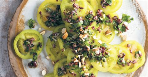 Recette de salade de tomates vertes - Marie Claire