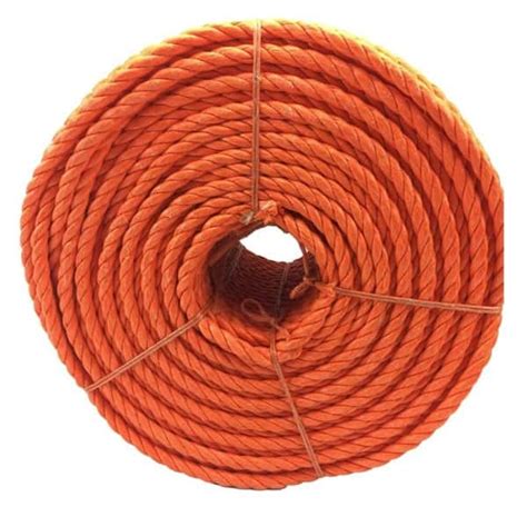 12mm Orange Polypropylene Rope 220 Metre Coil | RopeServices UK