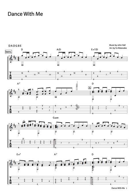 Orleans - Dance With Me TAB by わたなべゆう