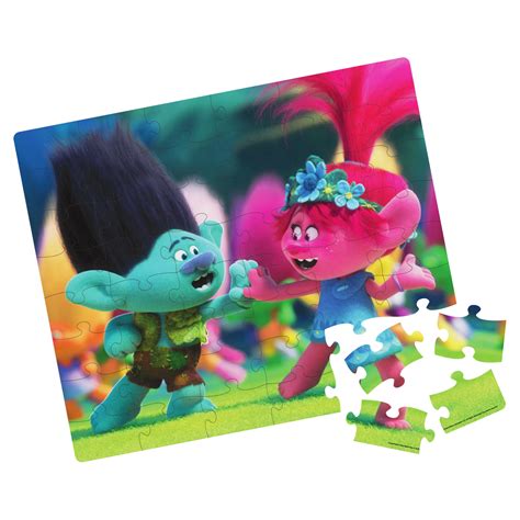 Trolls World Tour Puzzle in Collectible Tin with Handle - Walmart.com
