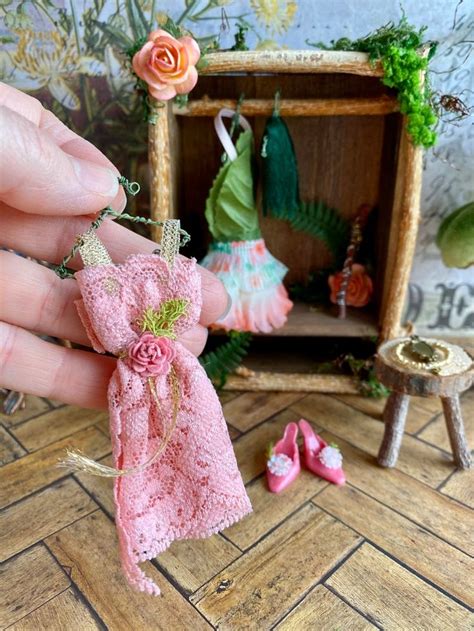 Woodland Fairy Wardrobe Miniature Closet and Clothes Fairy | Etsy in ...