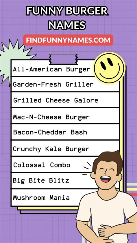 200+ Funny Burger Names (Serve Smiles with Every Bite)