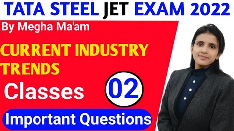 CURRENT INDUSTRY TRENDS MCQ Questions And Answer | tata steel jet ...