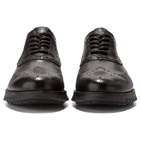 Cole haan Zero Grand Remastered Wingtip Oxford shoes Black| Dressinn