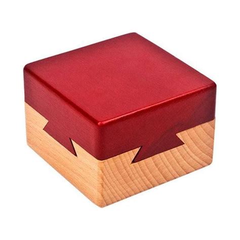 Secret Puzzle Box Brain Teaser Games Wooden Gift Hidden Favor I7J1 ...