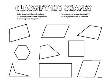 Classifying Shapes - 5th Grade Geometry by Straight Outta Pencils