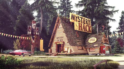 Photorealistic Mystery Shack by Artem Shashkin : gravityfalls