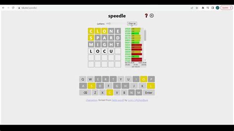 Wordle 10 Word Speedrun in 26.84 - YouTube