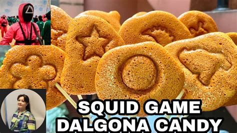 SQUID GAME DALGONA CANDY ANTI GAGAL enak mudah buatnya - YouTube
