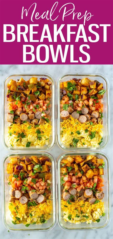 Easy Make-Ahead Breakfast Bowls - The Girl on Bloor | Recipe | Healthy ...