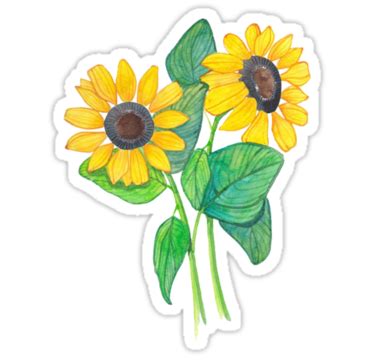 Resultado de imagen para dibujos girasol | Flowers sticker, Sticker png ...