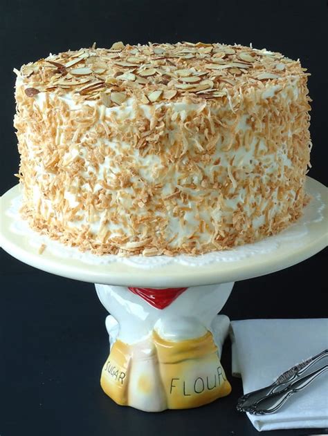 Coconut Almond Cream Cake Recipe | Blahnik Baker