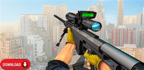 FPS Sniper Gun Shooting 3D Games - Open World Commando Secret Mission ...