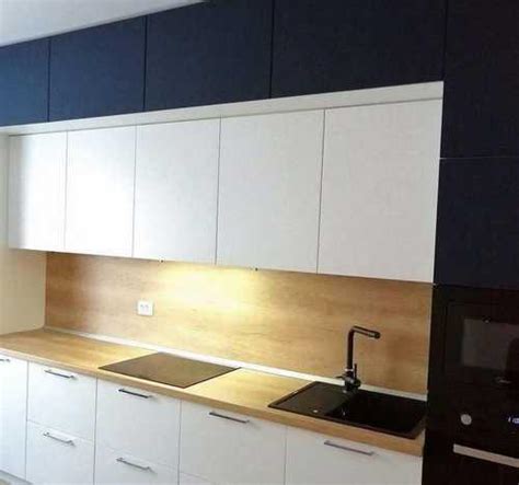 Прямой кухонный гарнитур современный Москва | Мебель и интерьер ...