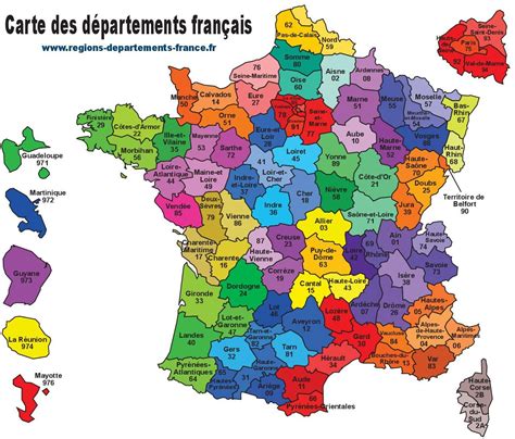 Cartes Des Departements Et Regions De La France Cartes De France – Eroppa