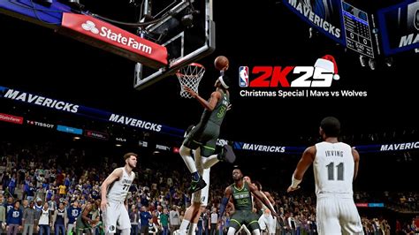 NBA 2K25 CHRISTMAS SPECIAL | Mavs vs Wolves | Realistic Gameplay in TV ...
