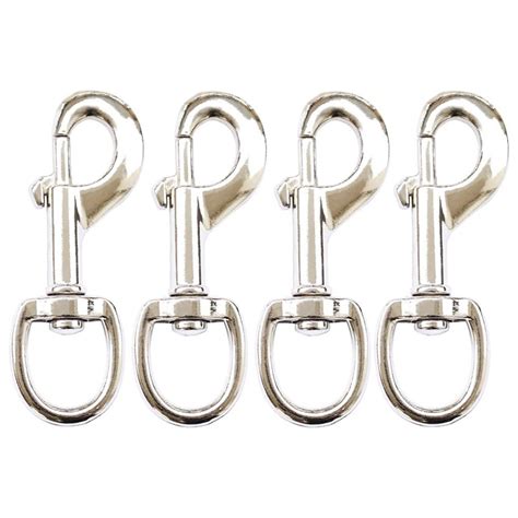 4x 3.5inch Flag Swivel Snap Hooks Flagpole Accessories 70 Pound Safe ...