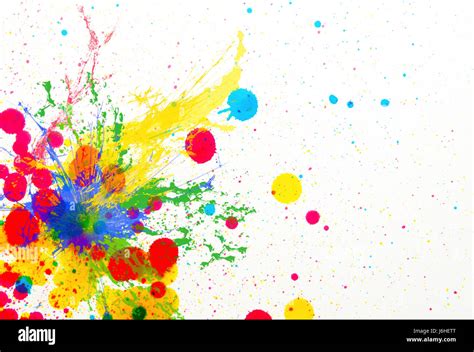 splashing of ink color drop use for colorful background Stock Photo - Alamy