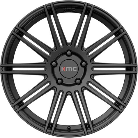 KMC KM707 Channel Satin Black Wheels | 4WheelOnline.com