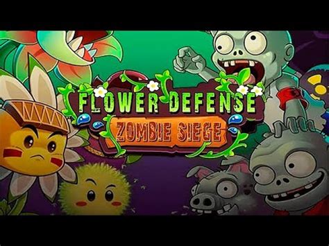 Flower Defense Zombie Siege (Flowers Level Up 15) - YouTube