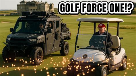 Trump’s Armored Golf Cart!? Meet “Golf Force One