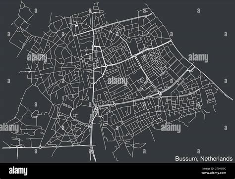 Street roads map of BUSSUM, NETHERLANDS Stock Vector Image & Art - Alamy