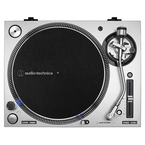 Audio Technica AT-LP140XP Direct Drive DJ Turntable, Silver at Gear4music