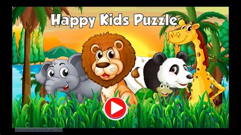 Happy Kids Jigsaw Puzzle - YouTube
