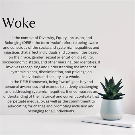 Woke and Wokism What do they mean? In the context of Diversity, Equity ...
