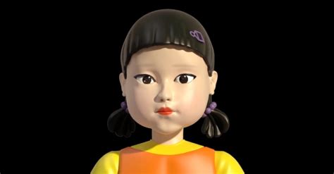 The Squid Game Doll gets an official licensed scale figure