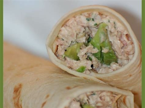 Wraps au thon et à l'avocat | Recette | Recette wrap, Recettes de ...