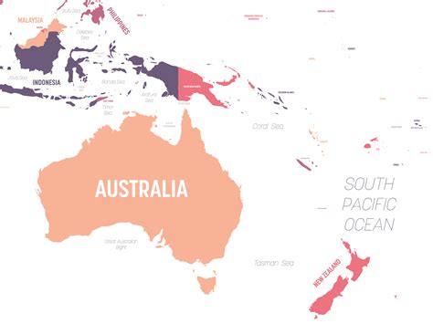 Oceania Countries And Capitals