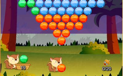 Squirrel Bubble Shooter - Shooting Games