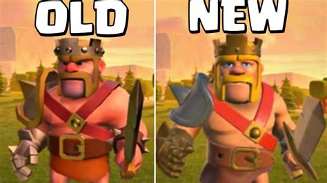 NEW HERO UPDATE .............OLD BARBARIAN KING vs NEW BARBARIAN KING ...