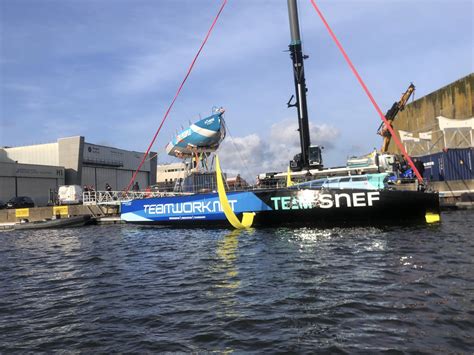 Teamwork-Team Snef a été remis à l’eau Objectif Vendée Globe ...