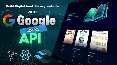 React Book Library: Tailwind & Google Books API with Hexagon digital ...