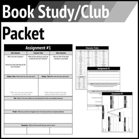 Book Club Activities & Assignments [no-prep | editable] by taught by ...