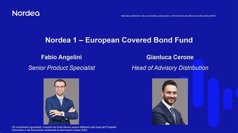 I giovedì di Nordea: Nordea 1 - European Covered Bond Fund - Nordea ...