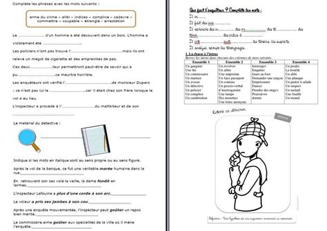 le roman policier cycle 3