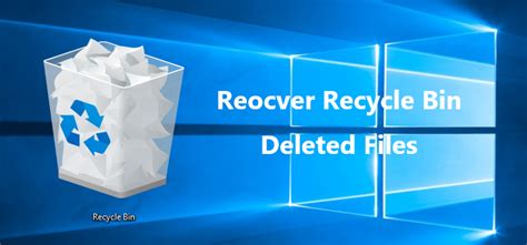 Gelöschte dateien aus papierkorb wiederherstellen - 4 Schritte
