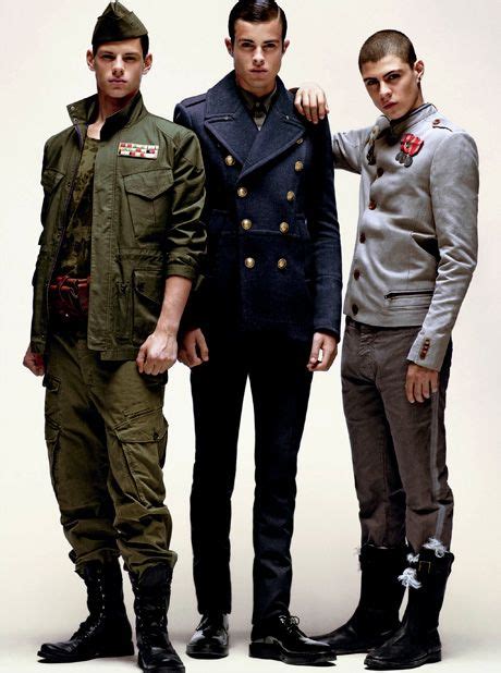 yessir the one in the middle Military Inspired Fashion, Military ...