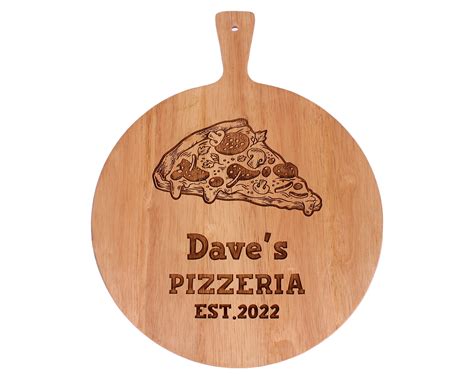 Personalised 12inch Pizza board 30cm, Pizzeria Est. 2022, Custom Pizza ...