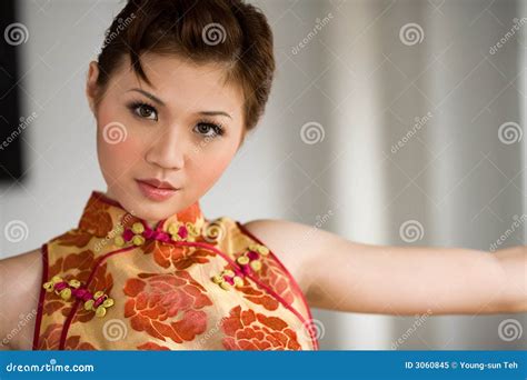 Sweet oriental girl stock image. Image of females, focus - 3060845