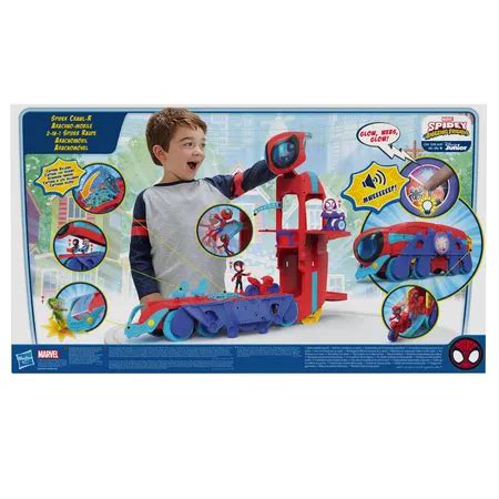 Hasbro Marvel Spidey and His Amazing Friends 2-in-1 Spider Raupe, 61 cm ...