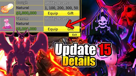 Update 15 Details - Blox Fruits