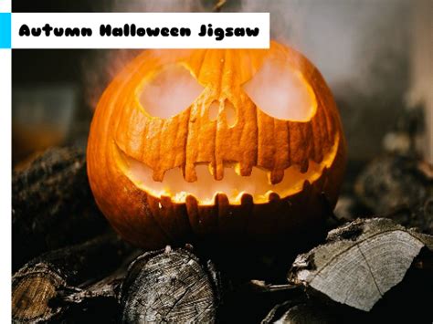 Autumn Halloween Jigsaw - Free online games for kids on iaigames.com