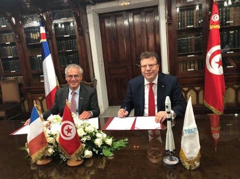 Signature d’un accord franco-tunisien dans le spatial - groupe-telnet