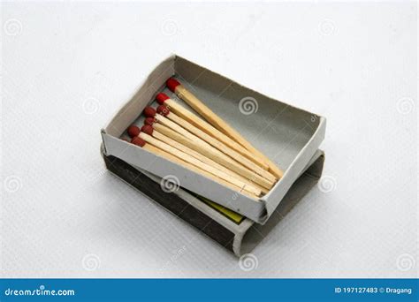 Wooden Matches. Small Box of Wooden Matches Stock Image - Image of icon ...