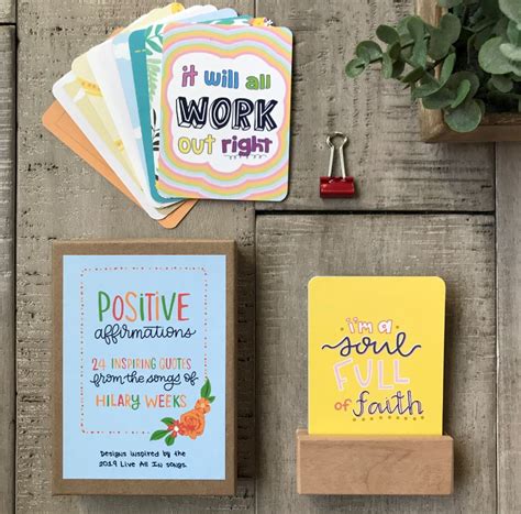 Positive Affirmation Cards (Version 2) | Hilary Weeks